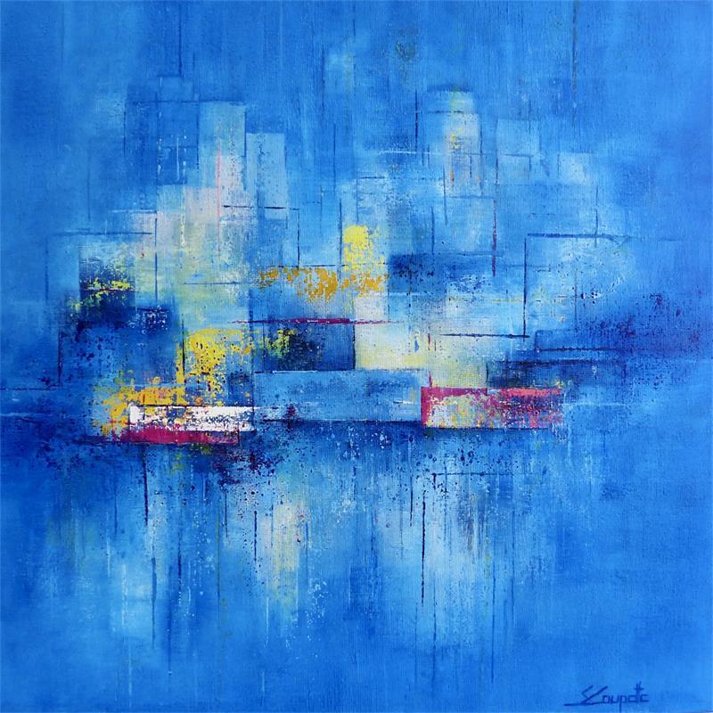 Painting On The Move by Coupette Steffi | Painting Abstract Acrylic, Cardboard Urban