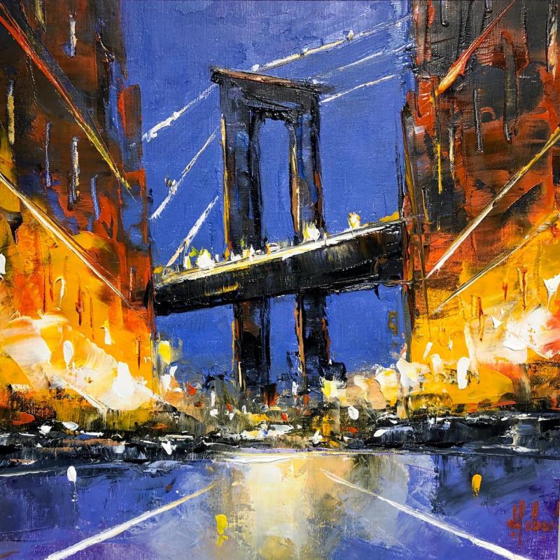 Painting Brooklyn by Hébert Franck | Painting Naive art Oil