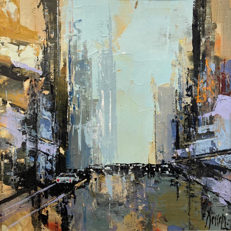 Painting Boston by Dessein Pierre | Painting Abstract Oil