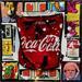 Painting POP COKE by Costa Sophie | Painting Pop art Pop icons Mixed