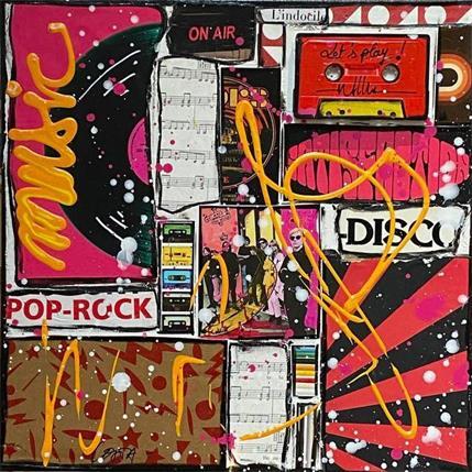 Painting MUSIC by Costa Sophie | Painting Pop art Mixed Pop icons