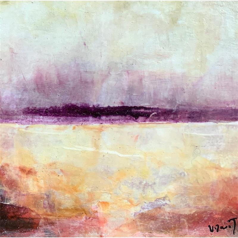 Peinture Horizon lumineux par Droit Ode | Tableau