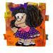 Gemälde Mafalda von Molla Nathalie  | Gemälde Pop-Art Pop-Ikonen
