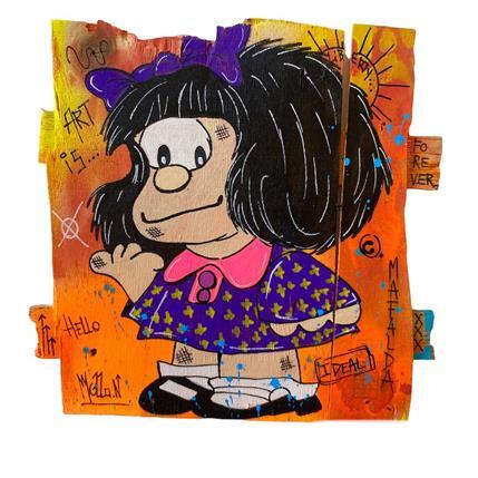Painting Mafalda by Molla Nathalie  | Painting Pop-art Pop icons