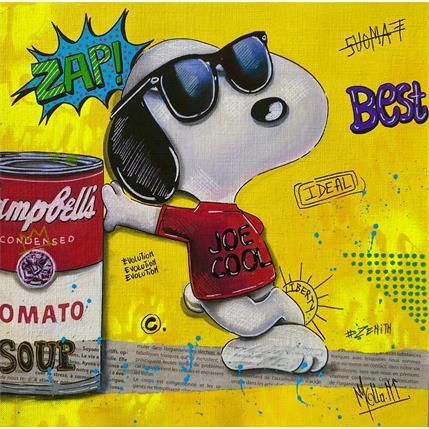 Painting Joe Cool by Molla Nathalie  | Painting Pop art Mixed Pop icons