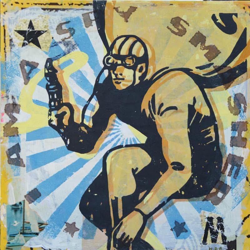 Painting Spy master by Okuuchi Kano  | Painting Pop art Pop icons