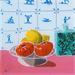 Painting Le déjeuner des sportifs by Auriol Philippe | Painting Pop art Acrylic still-life