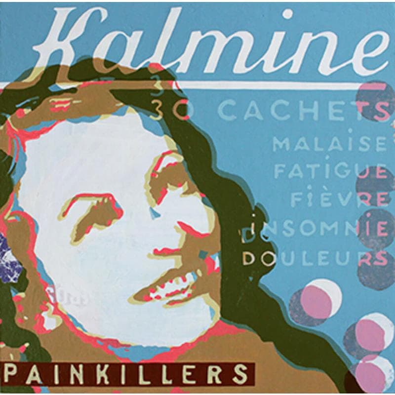 Painting Painkillers by Okuuchi Kano  | Painting Pop art Mixed Pop icons