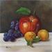 Painting Classic fruit arrangement by Gouveia Magaly  | Painting Figurative Life style Still-life Oil