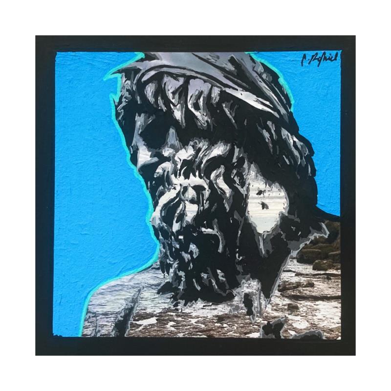 Painting 10H52 by André Raphaël | Painting Figurative Acrylic Black & White, Marine, Portrait