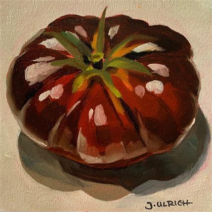Painting Tomato single by Ulrich Julia | Painting Figurative Oil Life style, still-life
