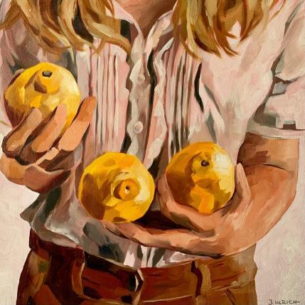 Painting If lives give you lemons by Ulrich Julia | Painting Figurative Oil Life style