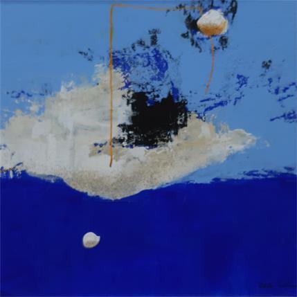 Painting abstract blue C11 by Wilms Hilde | Painting Abstract Mixed