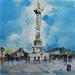 Painting Bastille by Raffin Christian | Painting Figurative Urban Oil