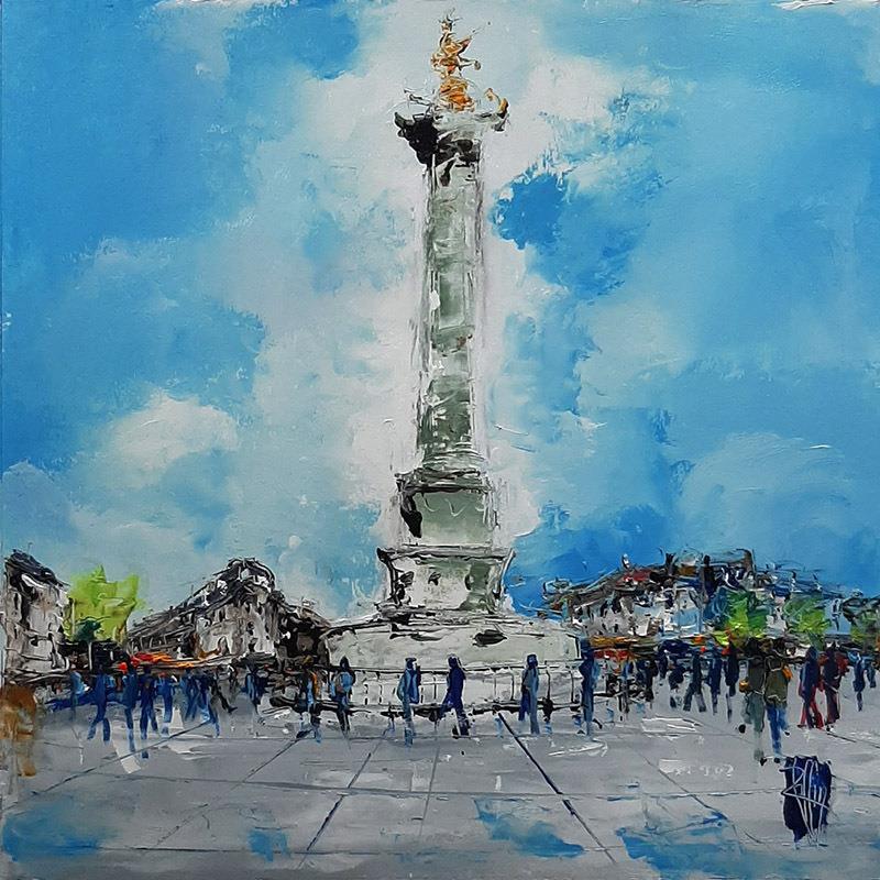 Painting Bastille by Raffin Christian | Painting Figurative Urban Oil