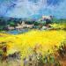 Painting Banon en Provence by Vaudron | Painting Figurative Landscapes Gouache