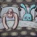 Peinture Mon lapin par Catoni Melina | Tableau Art naïf Scènes de vie Animaux