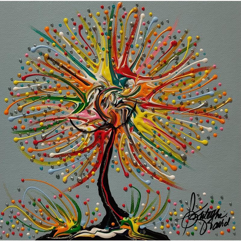 Painting Les feux de l'amour à Toulouse by Fonteyne David | Painting Figurative Landscapes Acrylic