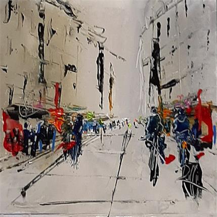 Painting Après midi soleil by Raffin Christian | Painting Figurative Oil Life style, Urban