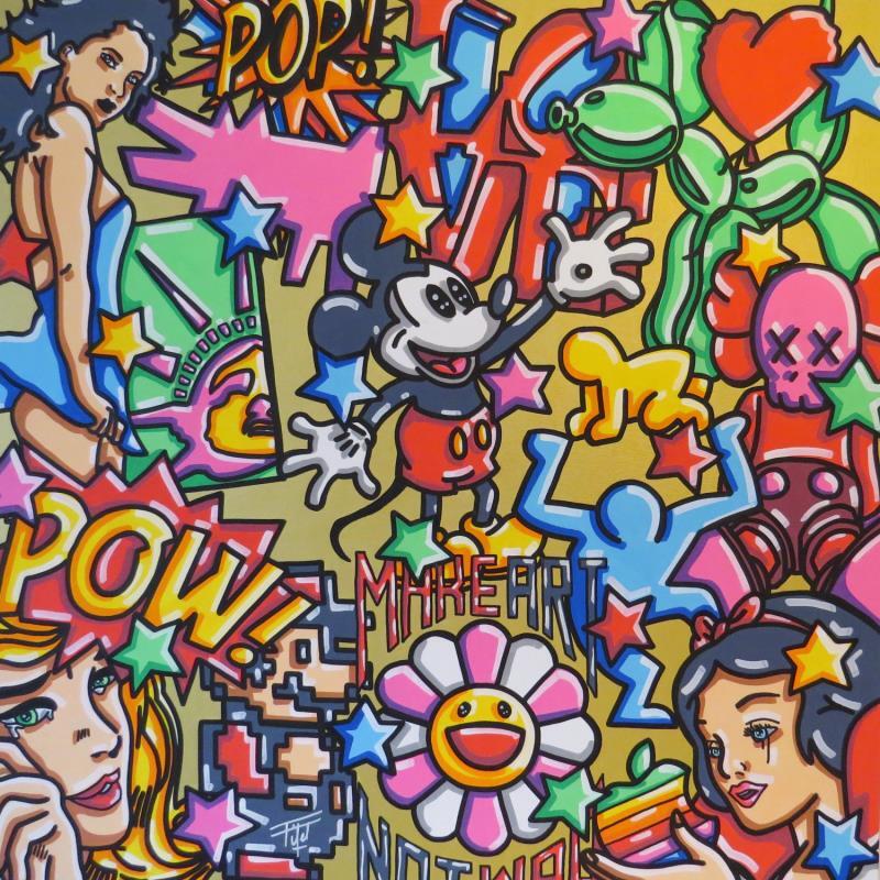 Gemälde Pop Tribute von Fifel | Gemälde Pop-Art Acryl Pop-Ikonen