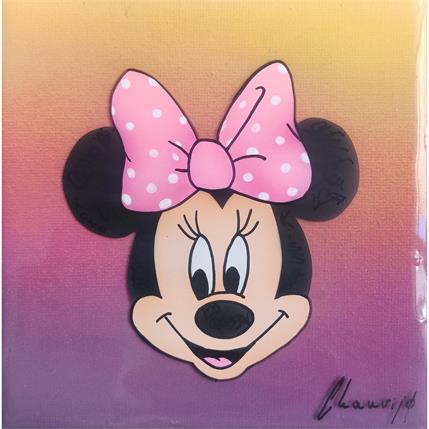 Painting Gradient Minnie by Chauvijo | Painting Pop art Mixed Animals, Pop icons