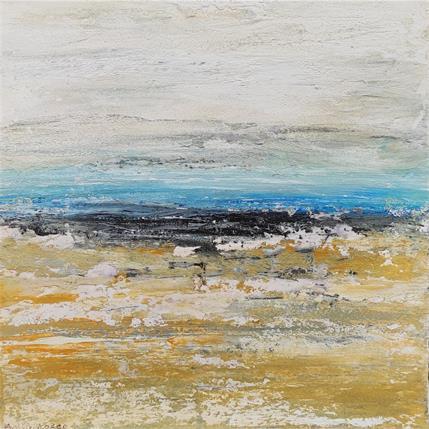 Painting Côte d'Opale by Rocco Sophie | Painting Raw art Acrylic Marine