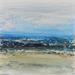 Gemälde Sable Jaune von Rocco Sophie | Gemälde Art brut Landschaften Marine Pappe Acryl Collage Sand