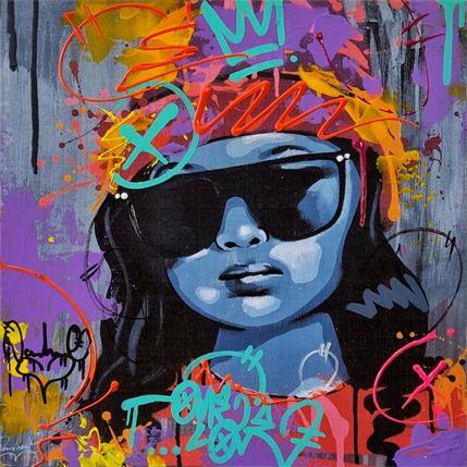 Painting F2.6 by Dashone | Painting Street art Graffiti, Mixed Pop icons, Portrait