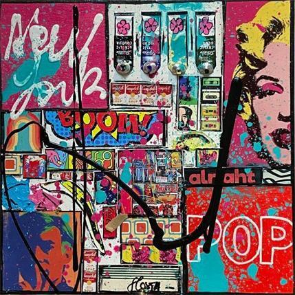 Painting POP NY by Costa Sophie | Painting Pop art Mixed Pop icons