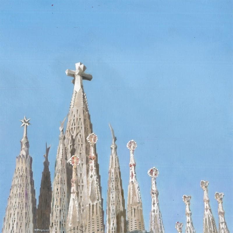 Peinture Barcelona 2026 par Castignani Sergi | Tableau Figuratif Acrylique Vues urbaines