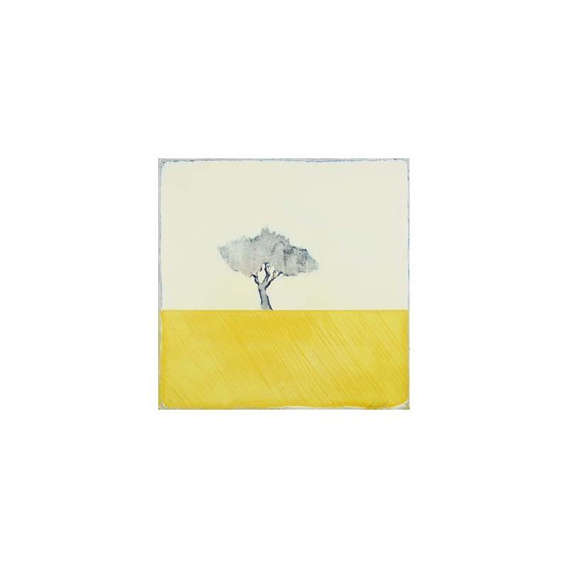 Gemälde Comme un jaune arborescent #340 von ChristophL | Gemälde Acryl