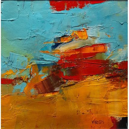 Painting Landscape by Virgis | Painting Abstract Oil Minimalist, Pop icons