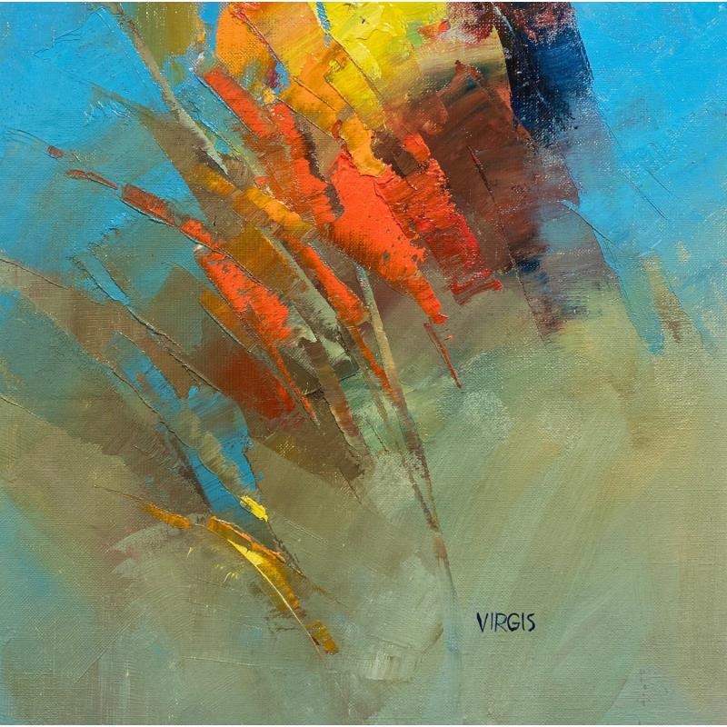 Painting Good fortune by Virgis | Painting Abstract Oil Minimalist