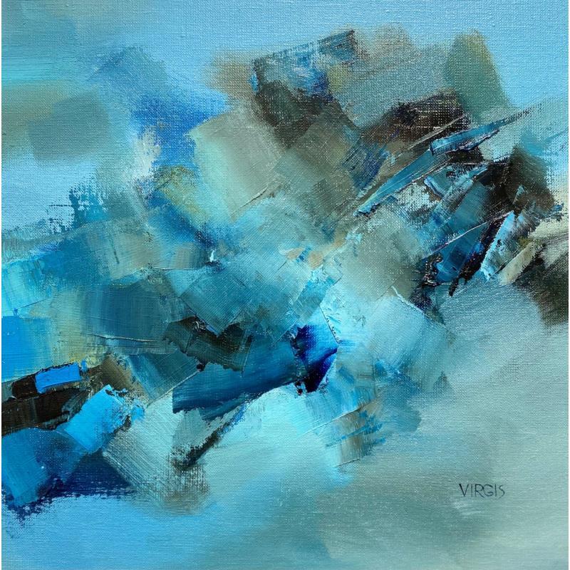 Painting Wherever we are by Virgis | Painting Abstract Oil Minimalist
