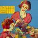 Peinture SOUVENIR par Okuuchi Kano  | Tableau Pop-art Icones Pop Carton