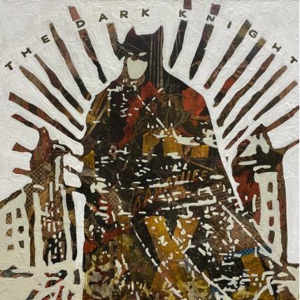 Gemälde THE DARK KNIGHT von Okuuchi Kano  | Gemälde Pop-Art Acryl, Pappe Pop-Ikonen