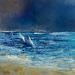 Painting Les voiles blanches by Levesque Emmanuelle | Painting Oil