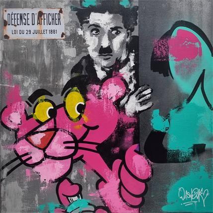 Peinture The Chouf par Dashone | Tableau Street Art Graffiti, Mixte icones Pop, scènes de vie