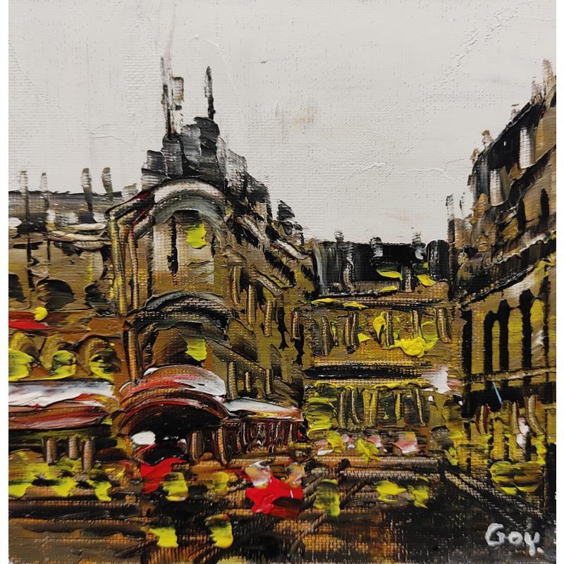 Painting #15 Evening City by Goy Gregory | Painting Figurative Urban Oil