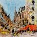 Painting #9 City of Love by Goy Gregory | Painting Figurative Oil Urban