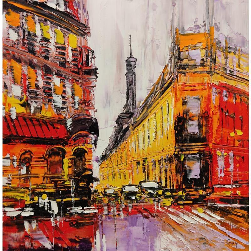 Painting #4 Paris by Goy Gregory | Painting Figurative Urban Oil