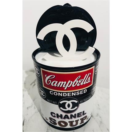 Sculpture CAMPBELL SOUP Chanel by TED | Sculpture Pop art Mixed Pop icons