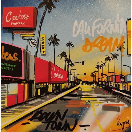Painting California's street by Pappay | Painting Street art Mixed Pop icons, Urban