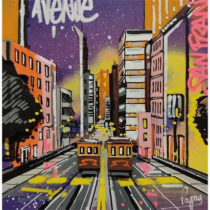 Painting Avenue of San Fransisco by Pappay | Painting Street art Mixed Pop icons, Urban