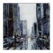 Painting NYC Cloudy day by Poumès Jérôme | Painting Figurative Urban Acrylic
