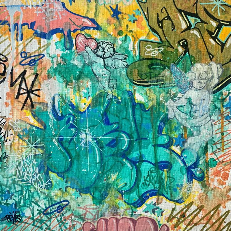 Painting 37 by Reyes | Painting Street art Graffiti