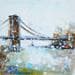 Peinture New York 33 par Solveiga | Tableau Figuratif Acrylique Vues urbaines