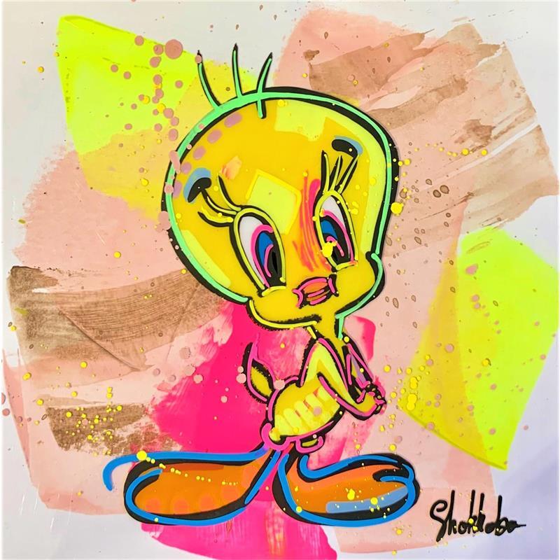 Painting Titi 385a by Shokkobo | Painting Pop art Pop icons Mixed