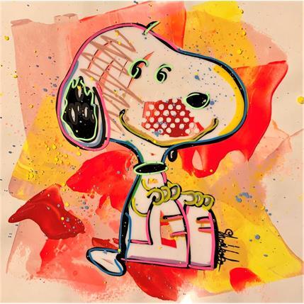 Painting Snoopy 292c by Shokkobo | Painting Pop art Mixed Pop icons
