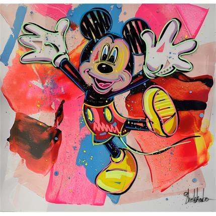 Painting Mickey 228d by Shokkobo | Painting Pop art Mixed Pop icons